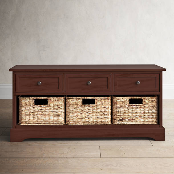 Birch Lane™ Adayla Solid Wood Drawers Storage Bench & Reviews Wayfair
